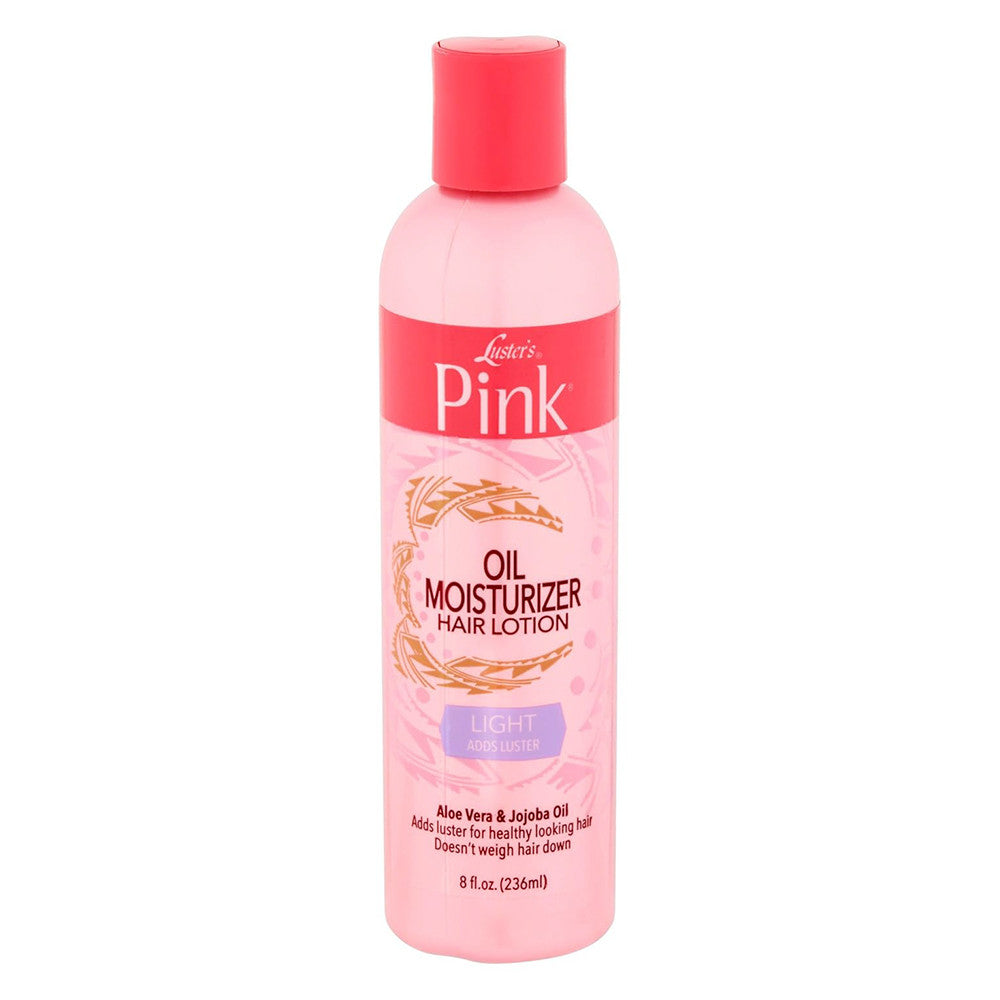 Lusters Pink Oil Moisturizer Hair Lotion Aloe Vera And Jojoba Oil, 8 oz